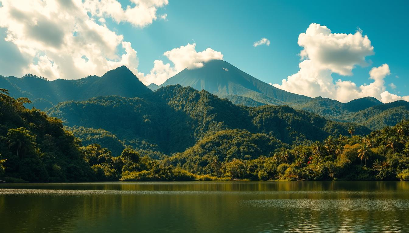 Panorama Gunung Hijau