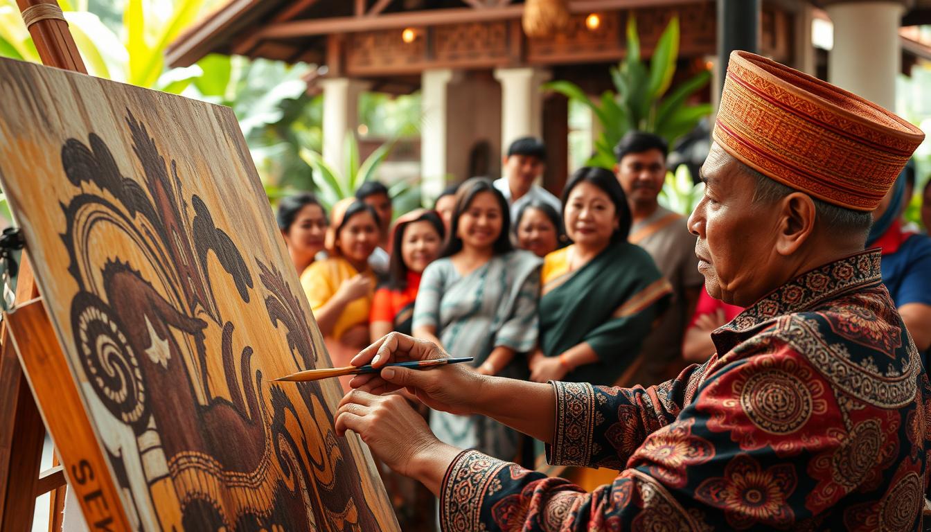 peran seni lukis dalam ekspresi identitas budaya