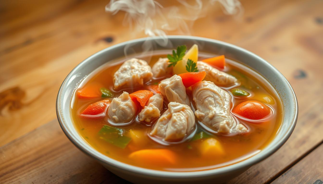 Penyajian SOP AYAM yang Menarik