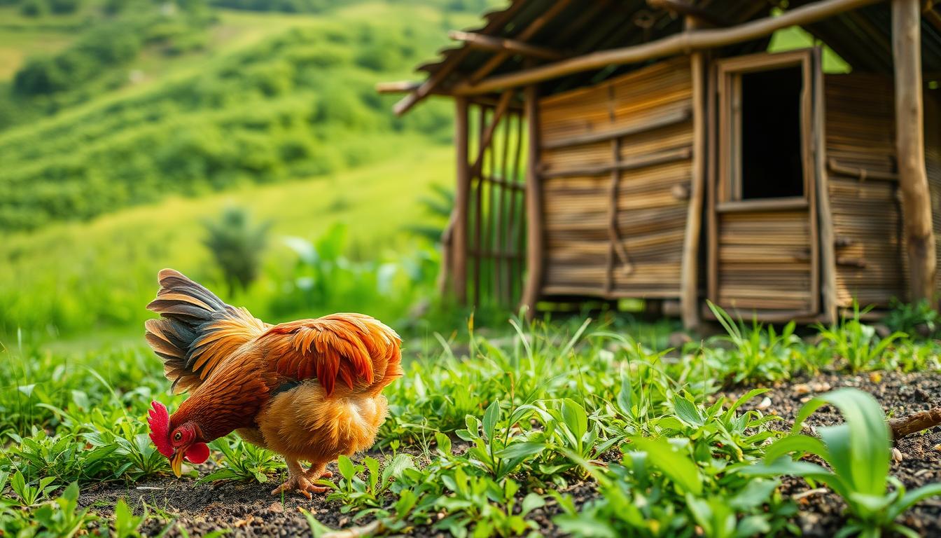 ayam kampung organik