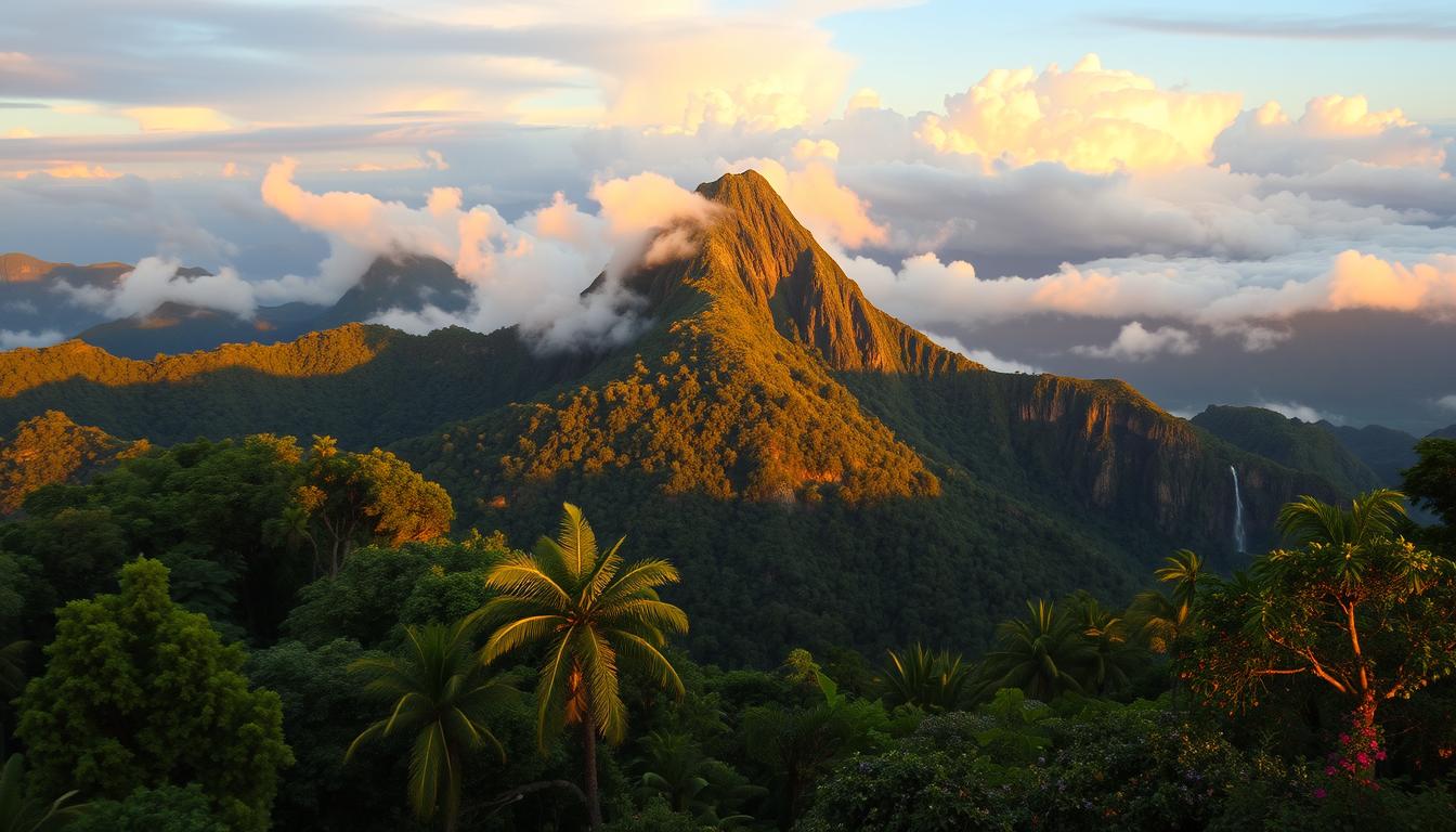 gunung tropis