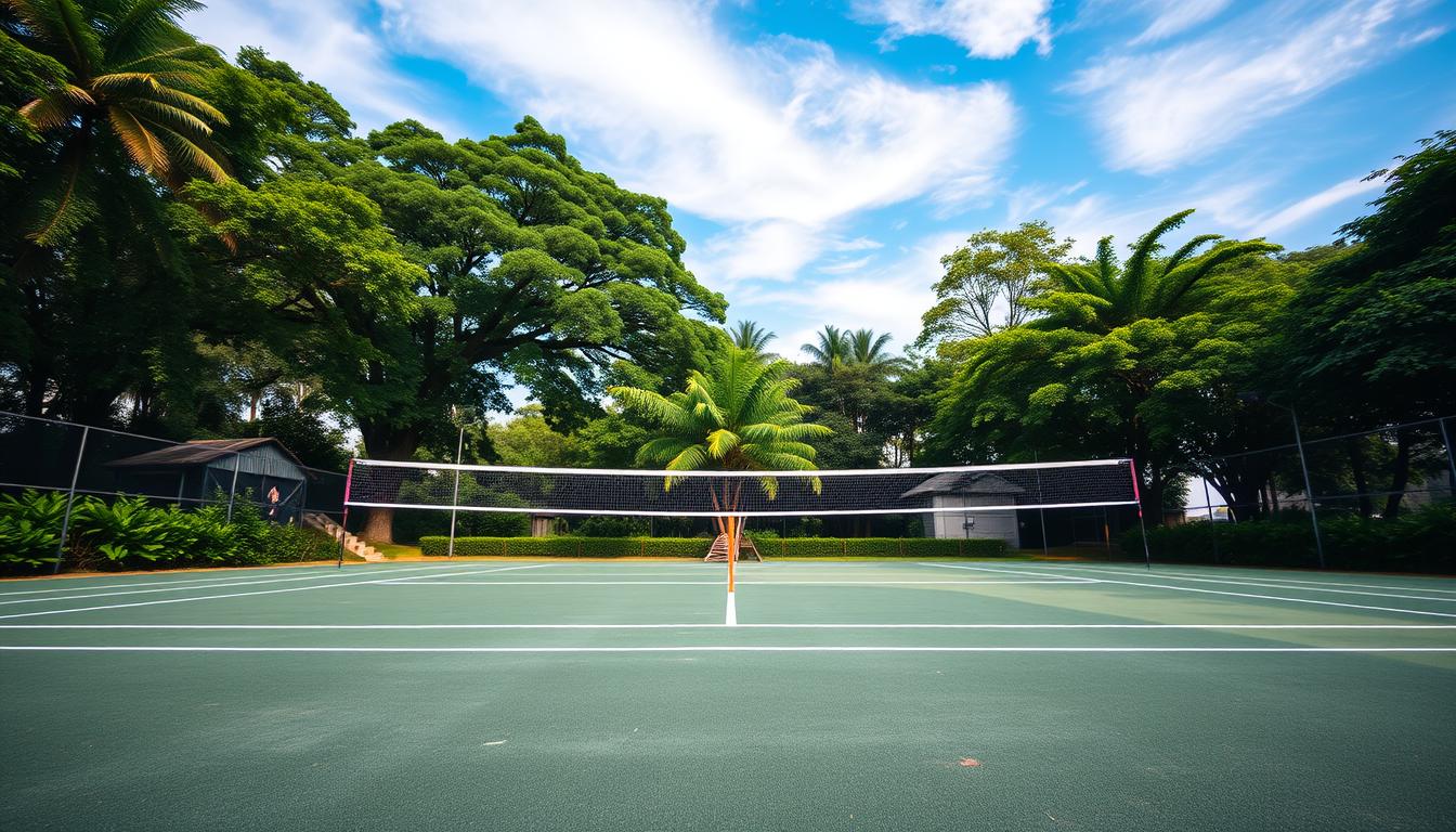 lapangan bulu tangkis