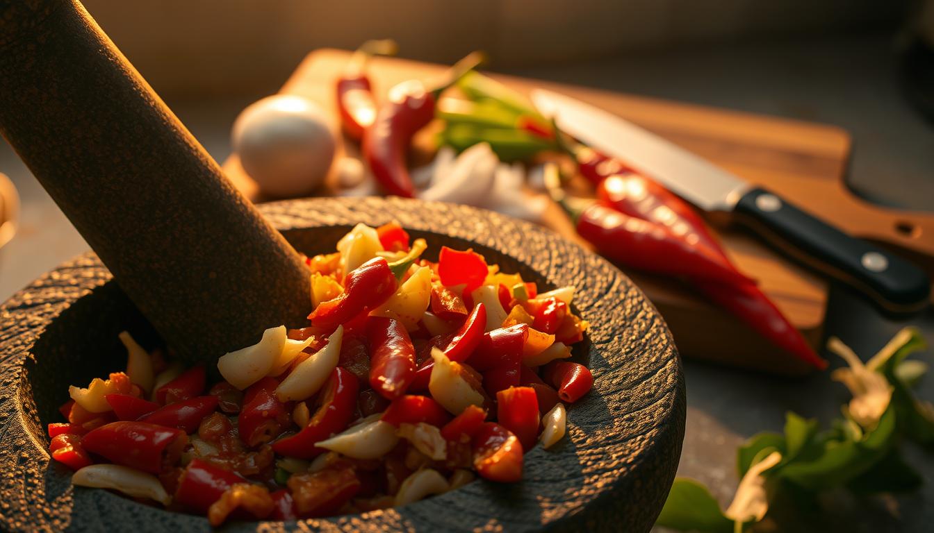 cara membuat sambal terasi