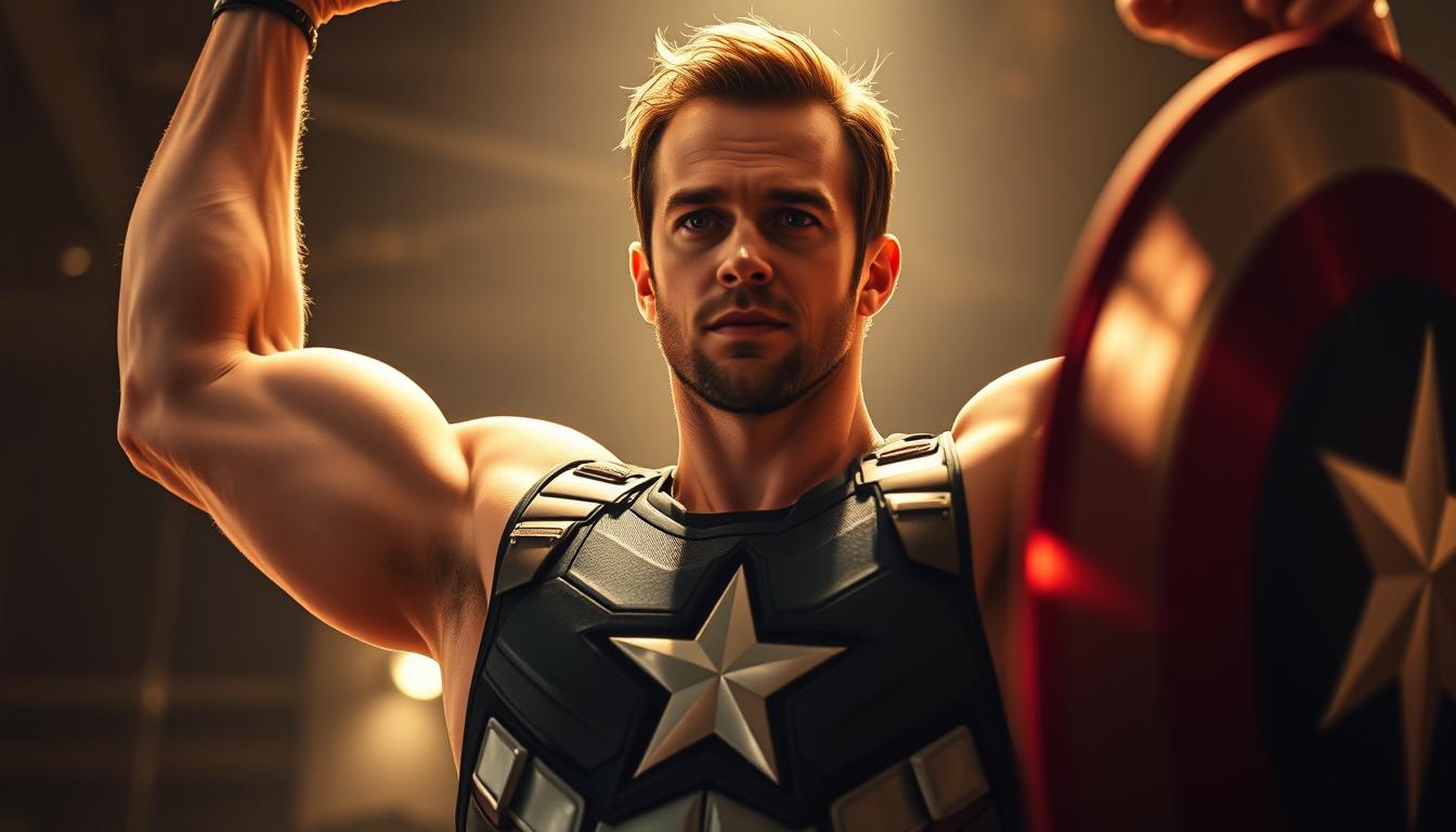Chris Evans as Captain America