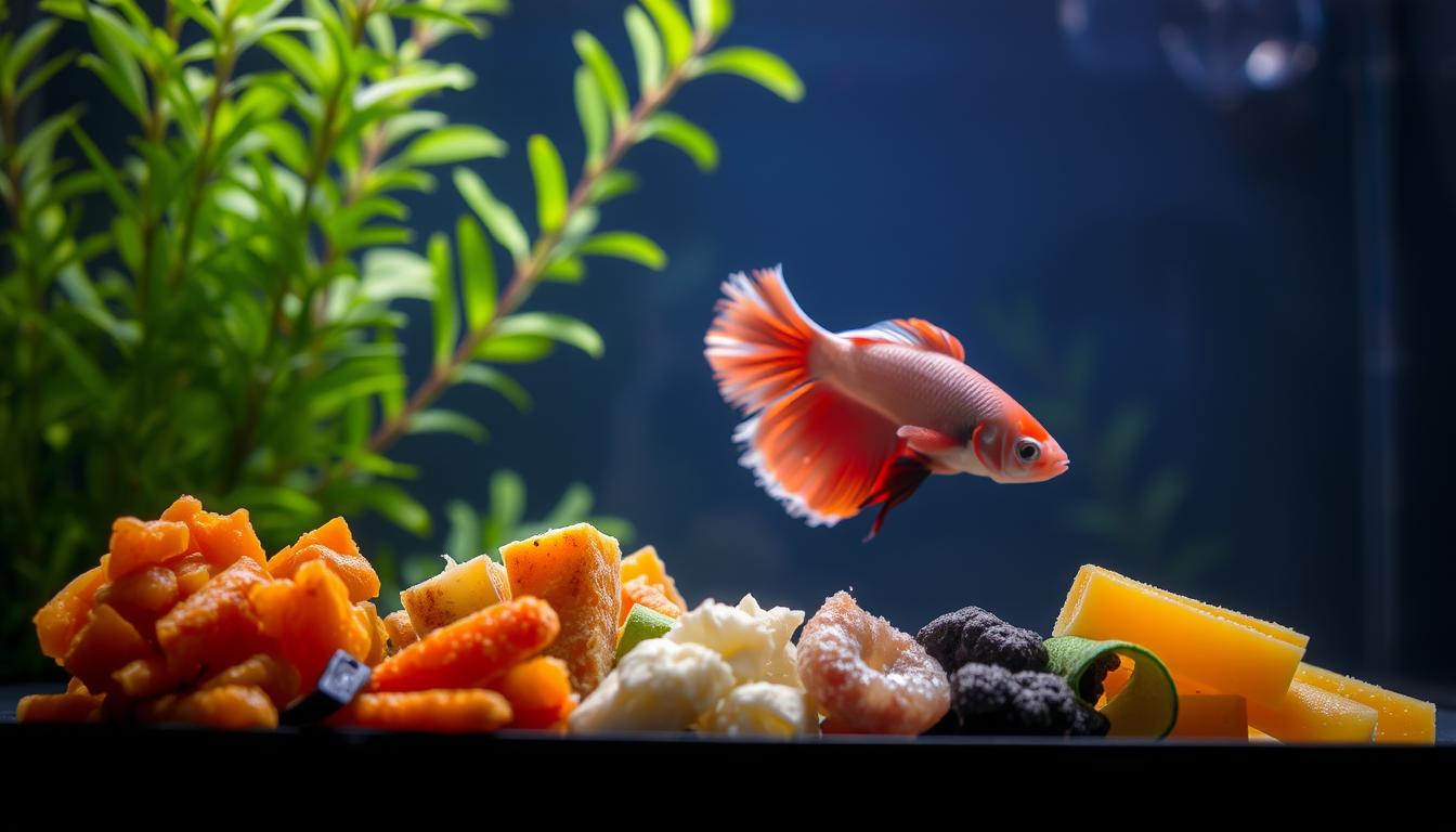 how much food for betta fish