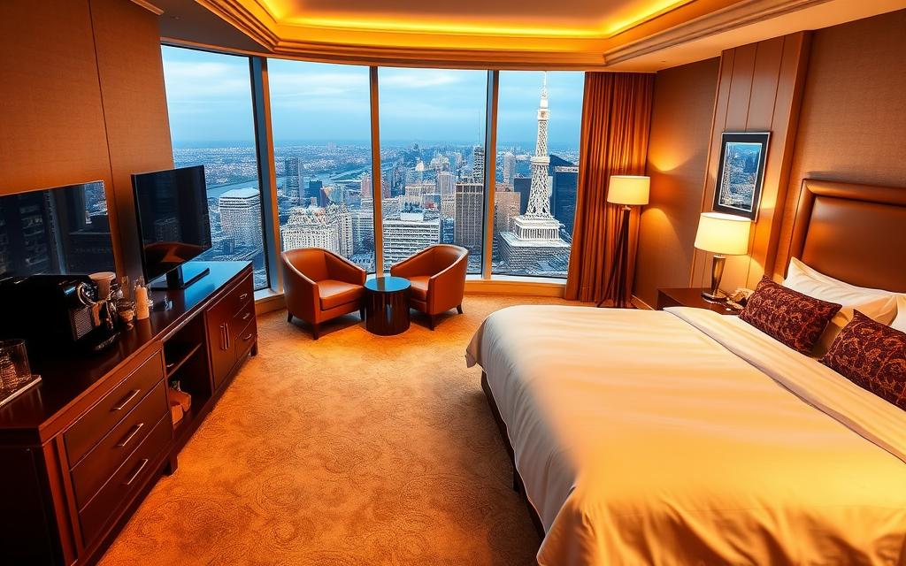 premium lodging amenities high-end hotels