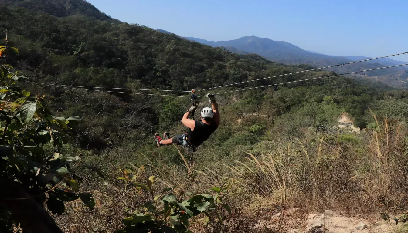 Zip-lining in Puerto Vallarta