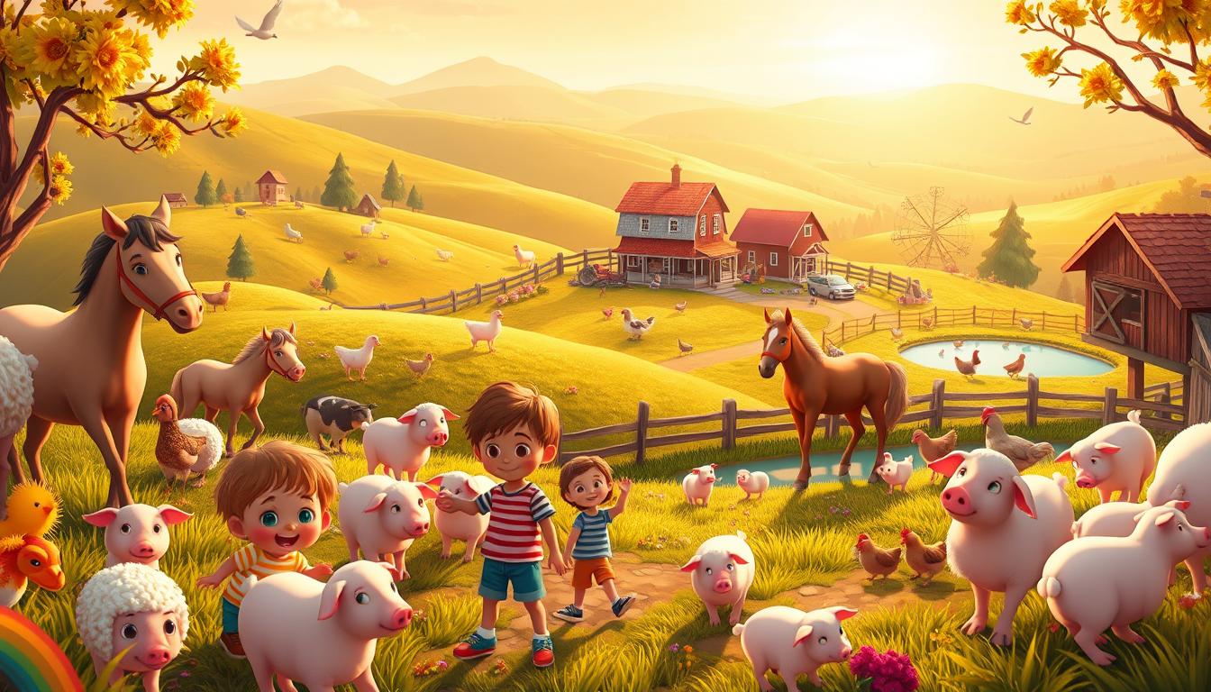 Kids Animal Farm Game HTML5