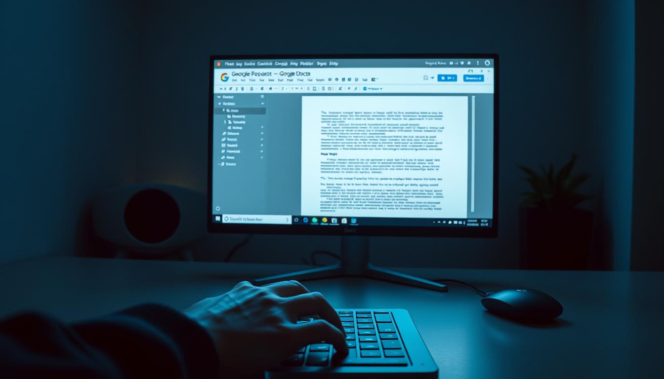 Google Docs edição colaborativa de documentos