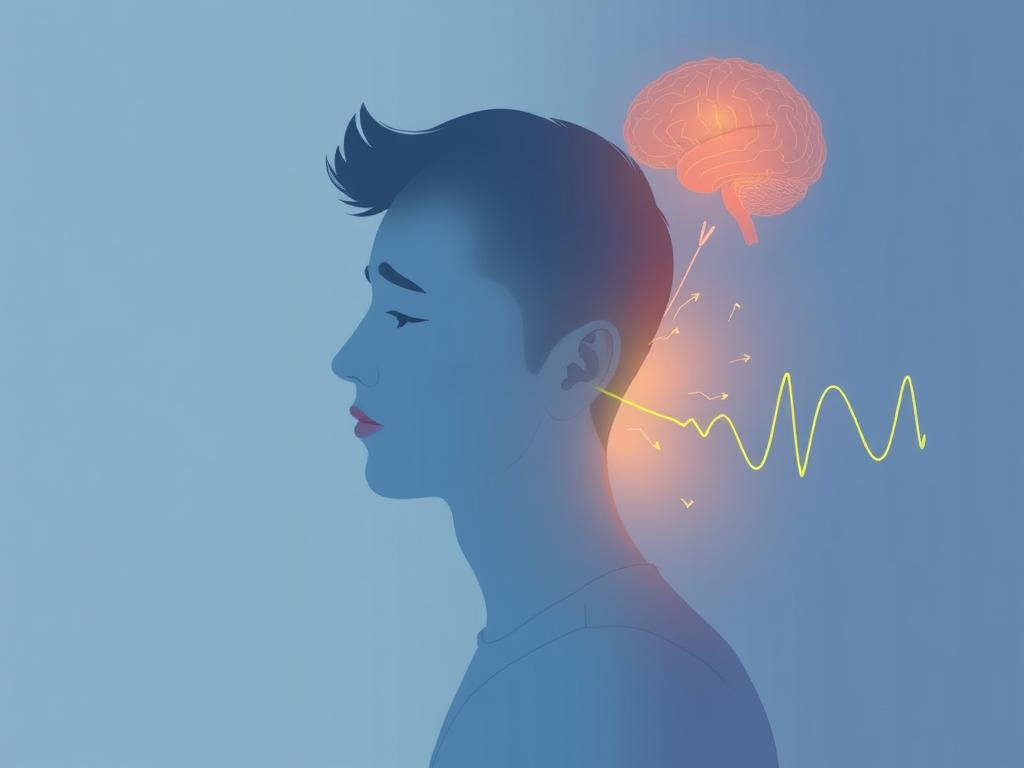 Visual representation of psychosis symptoms being reduced with Seroquel treatment