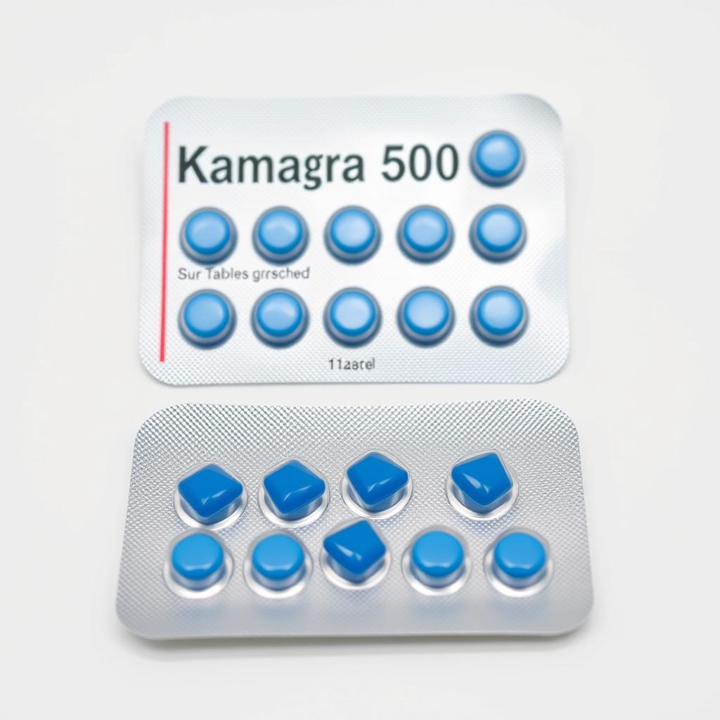Kamagra 50mg tablets showing smaller dosage option for new users