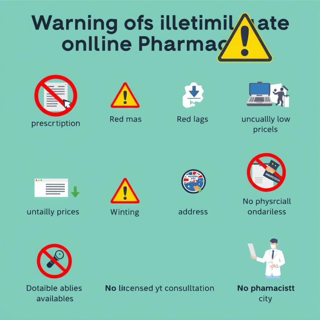 Warning signs of illegitimate online pharmacies selling modafinil