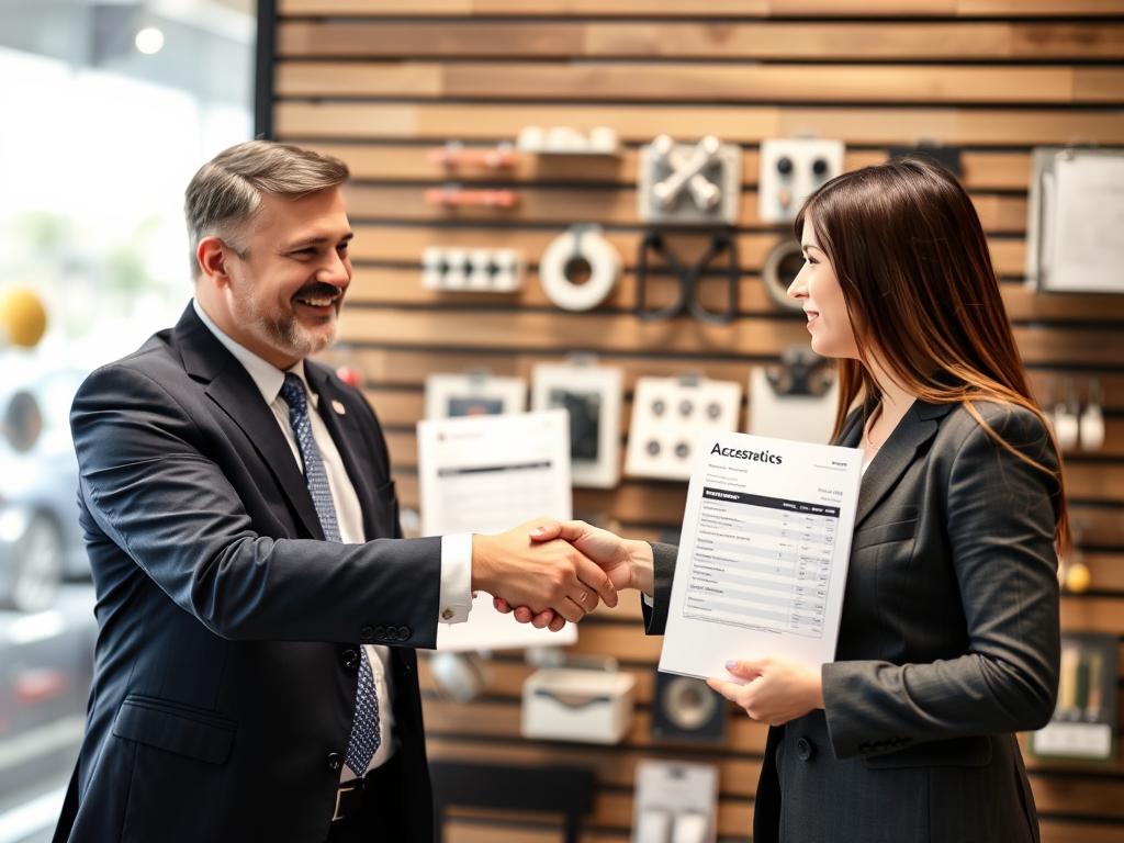 Transparent pricing information for slatwall accessories for retail stores