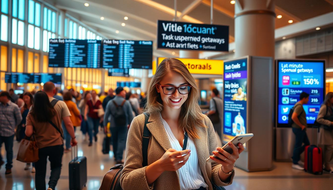 Last-minute travel deals.How to find cheap last-minute flights