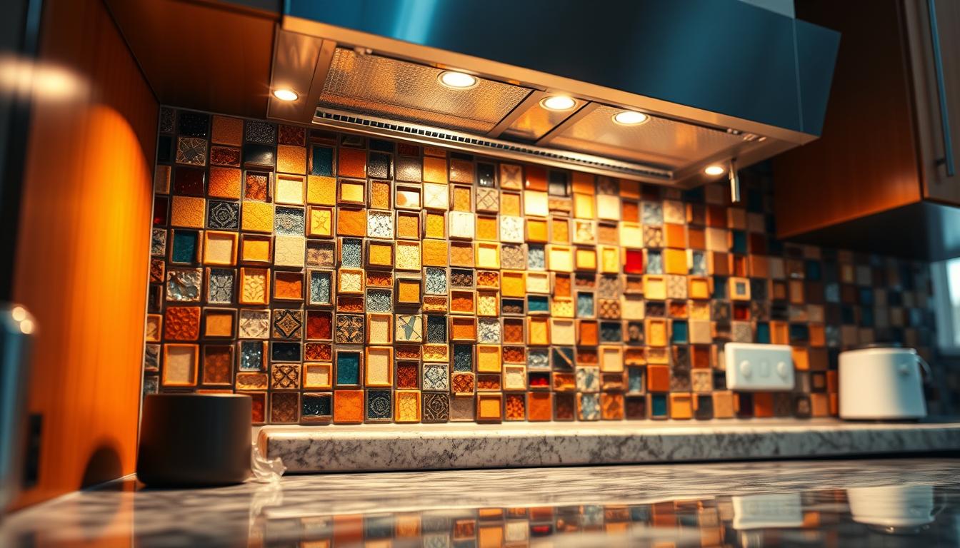 mosaic tile backsplash