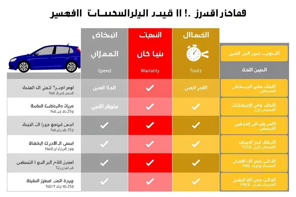 مقارنة بين خدمات فتح سيارات مقفلة الكويت المختلفة