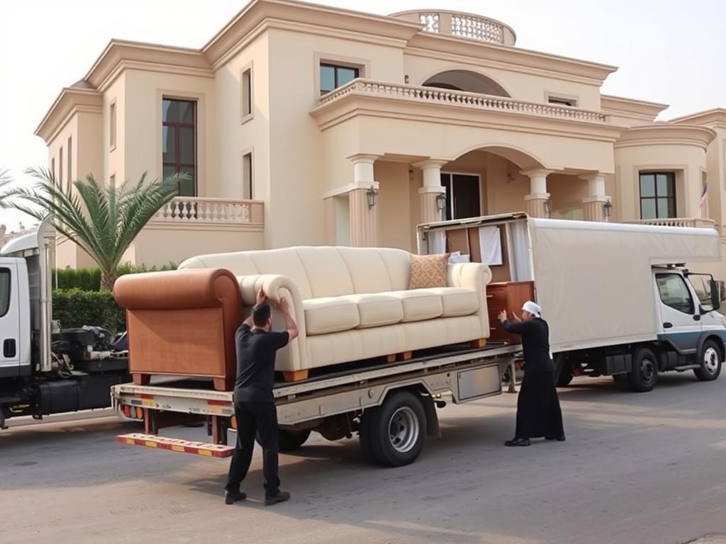 نقل أثاث فيلا كبيرة في جدة بشكل احترافي ومنظم