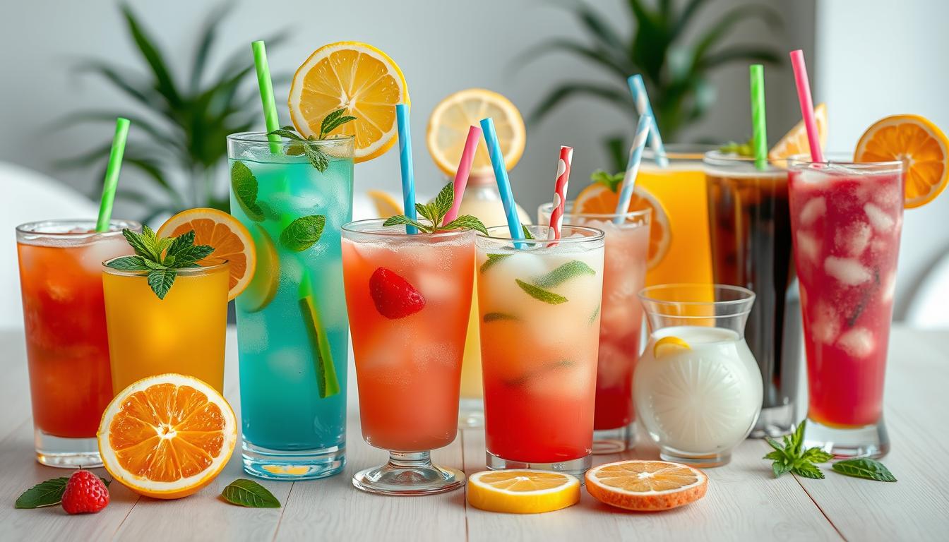 refreshing sweet drinks