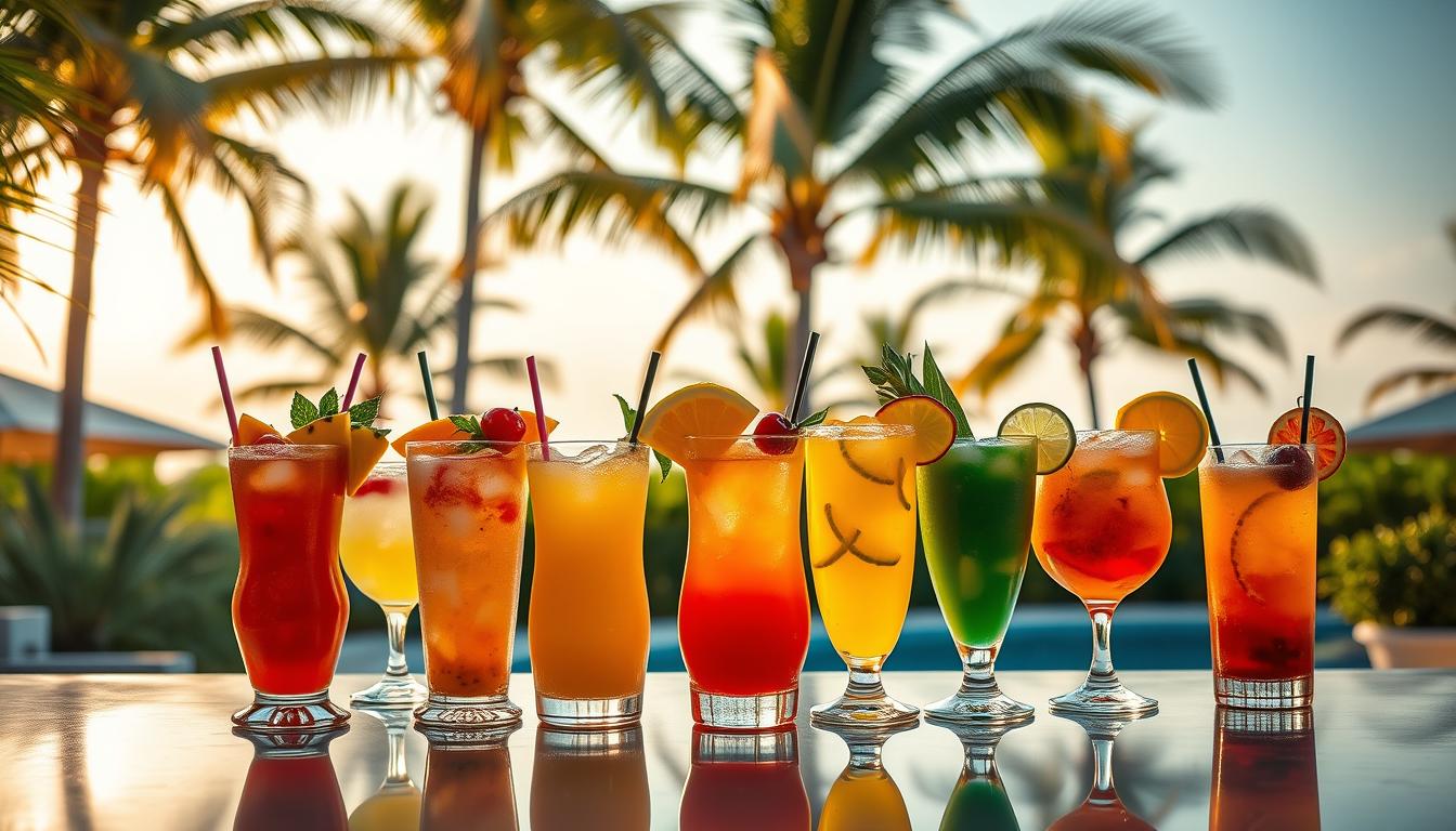 fruity mixed drinks