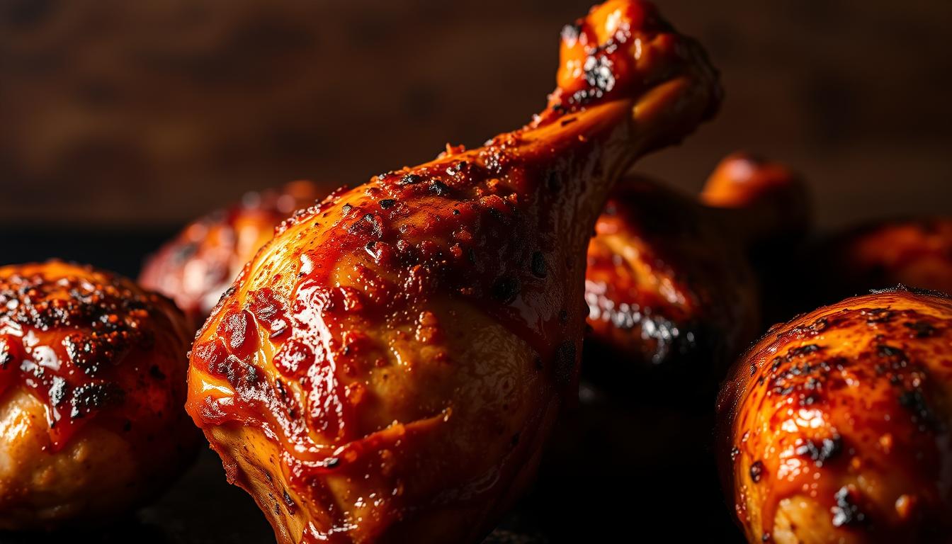 BBQ spiced drumsticks
