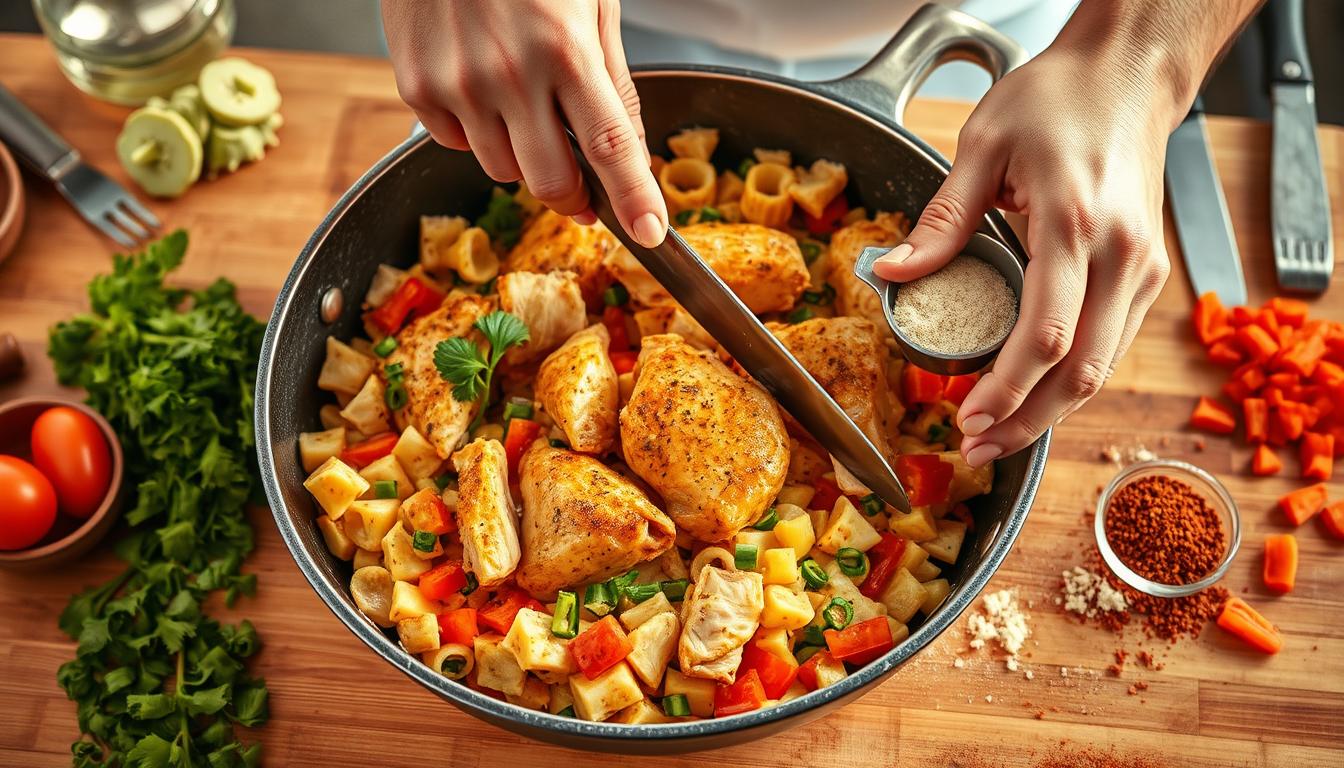 Louisiana Chicken Pasta prep techniques