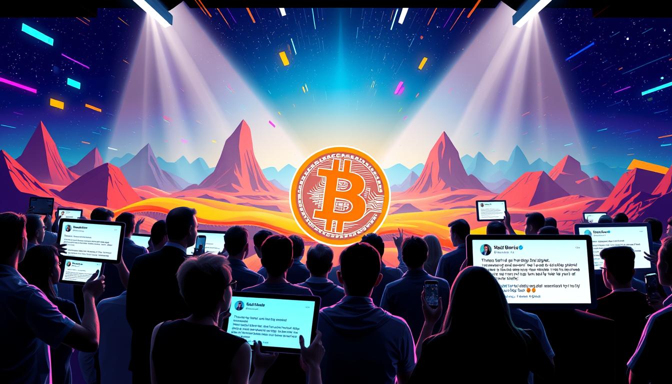 Diskusi Bitcoin di Media Sosial