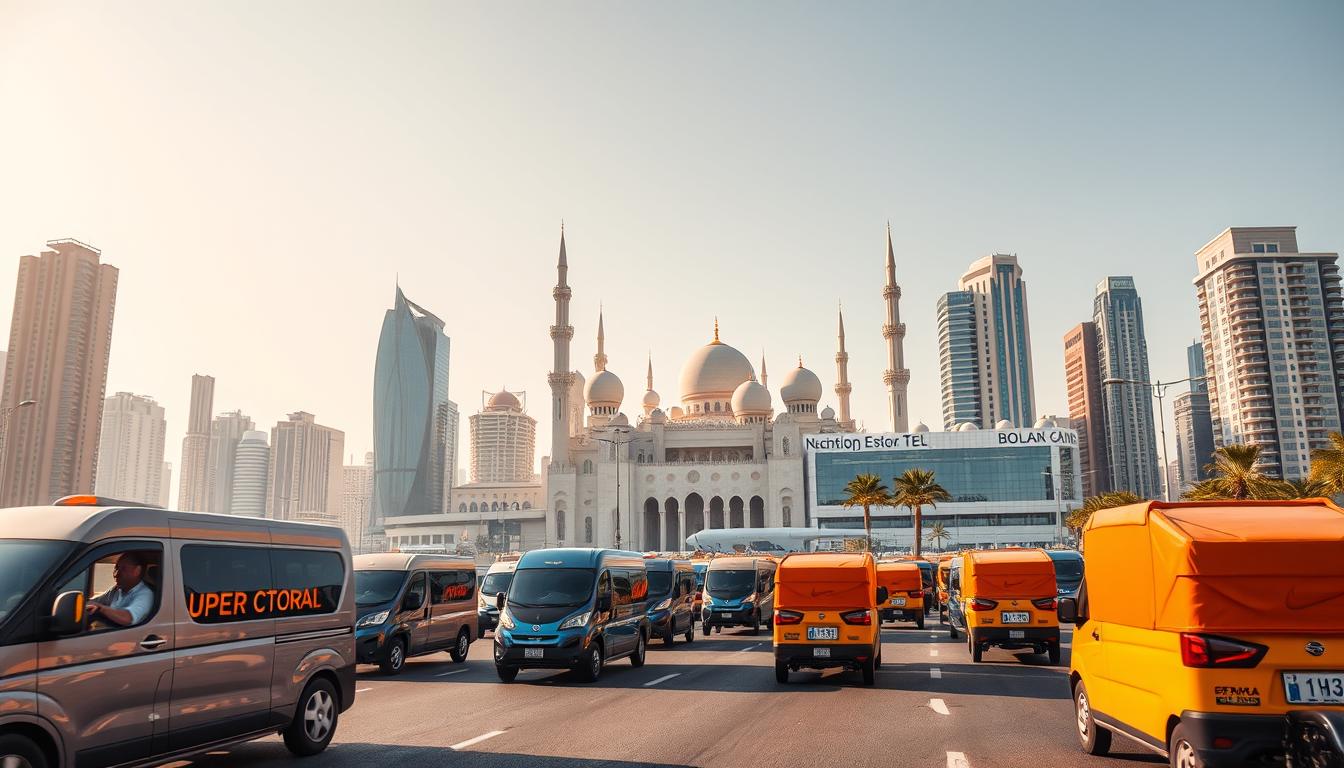 خدمات التوصيل في أبوظبي