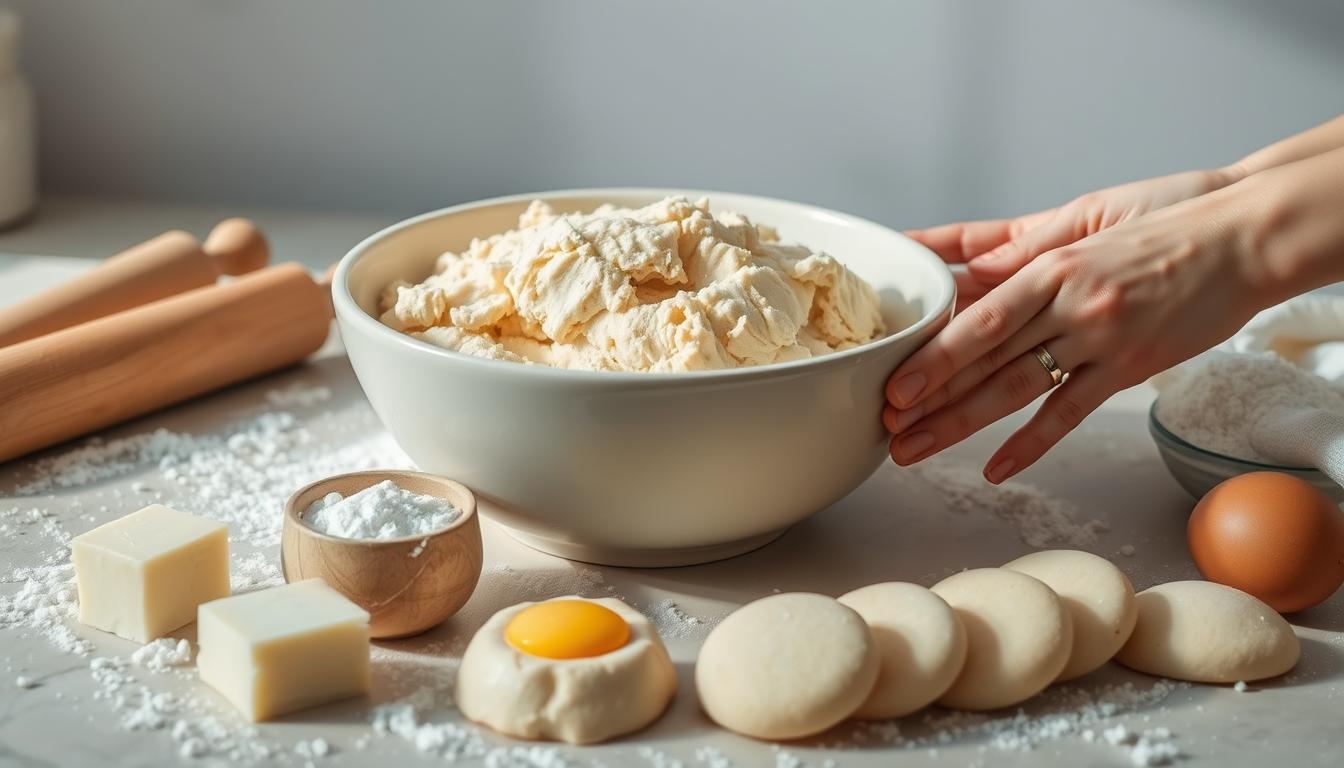preparación de galletas de Maicena