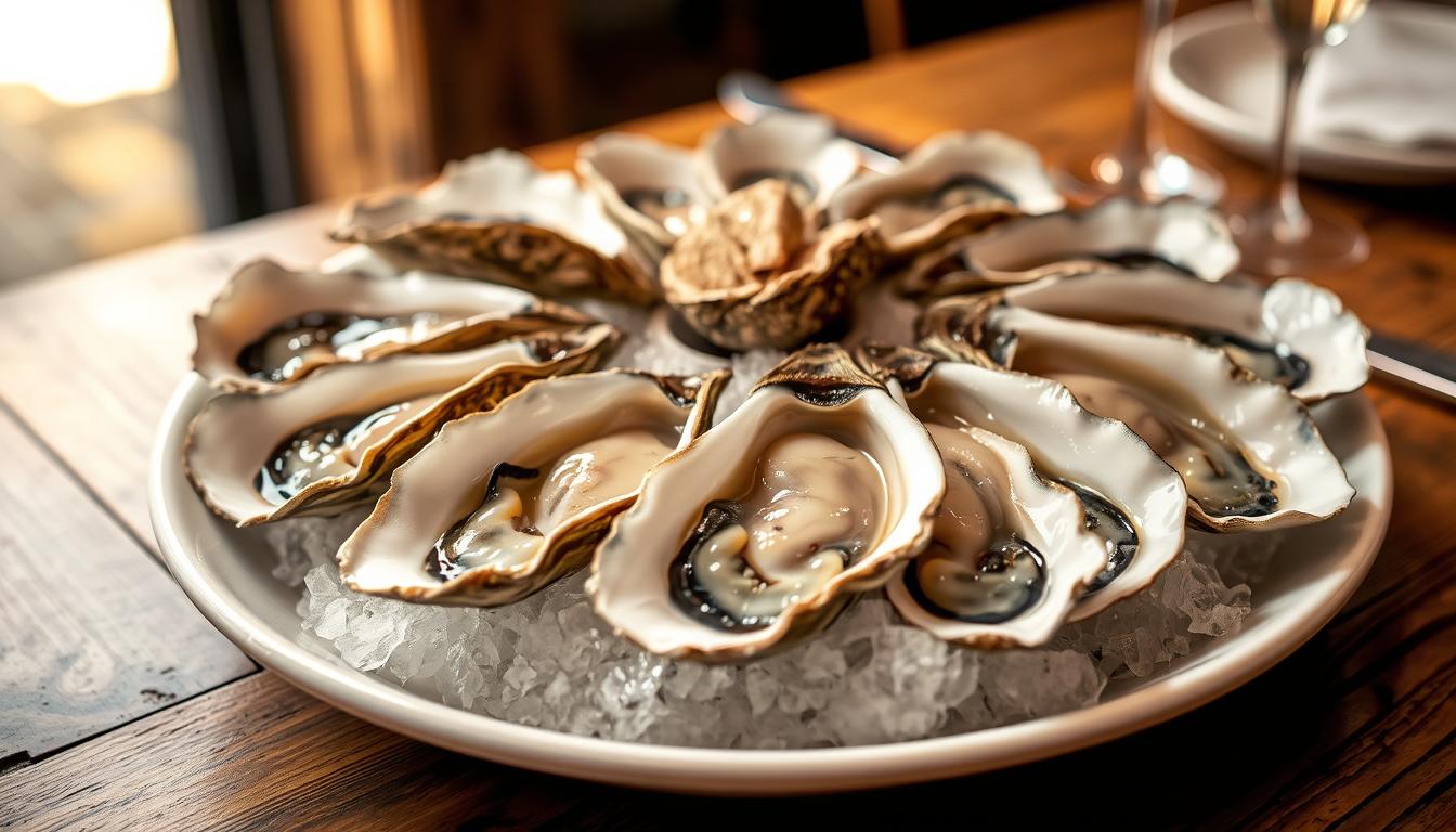 fresh oysters
