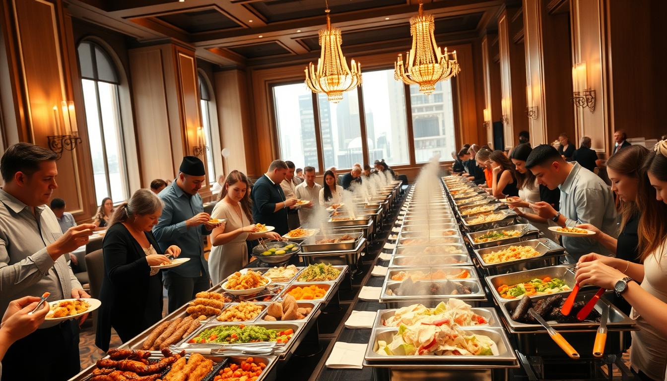 buffet dining experience