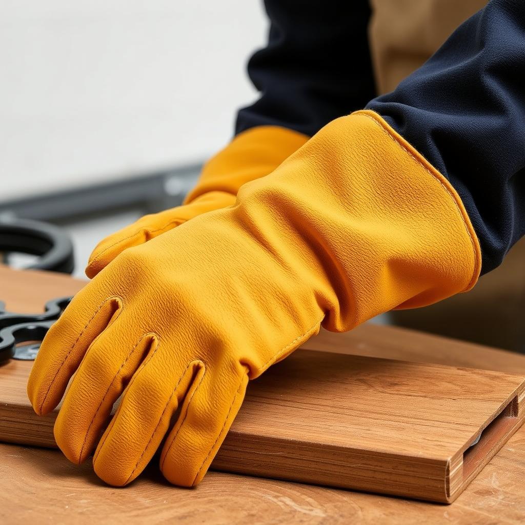 Luvas de proteção para soldagem