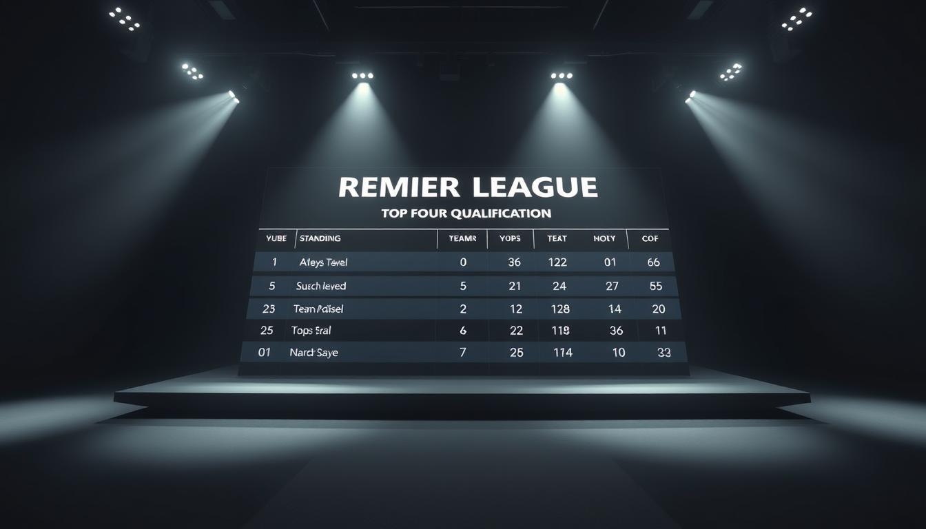 Premier League Champions League Qualification Standings