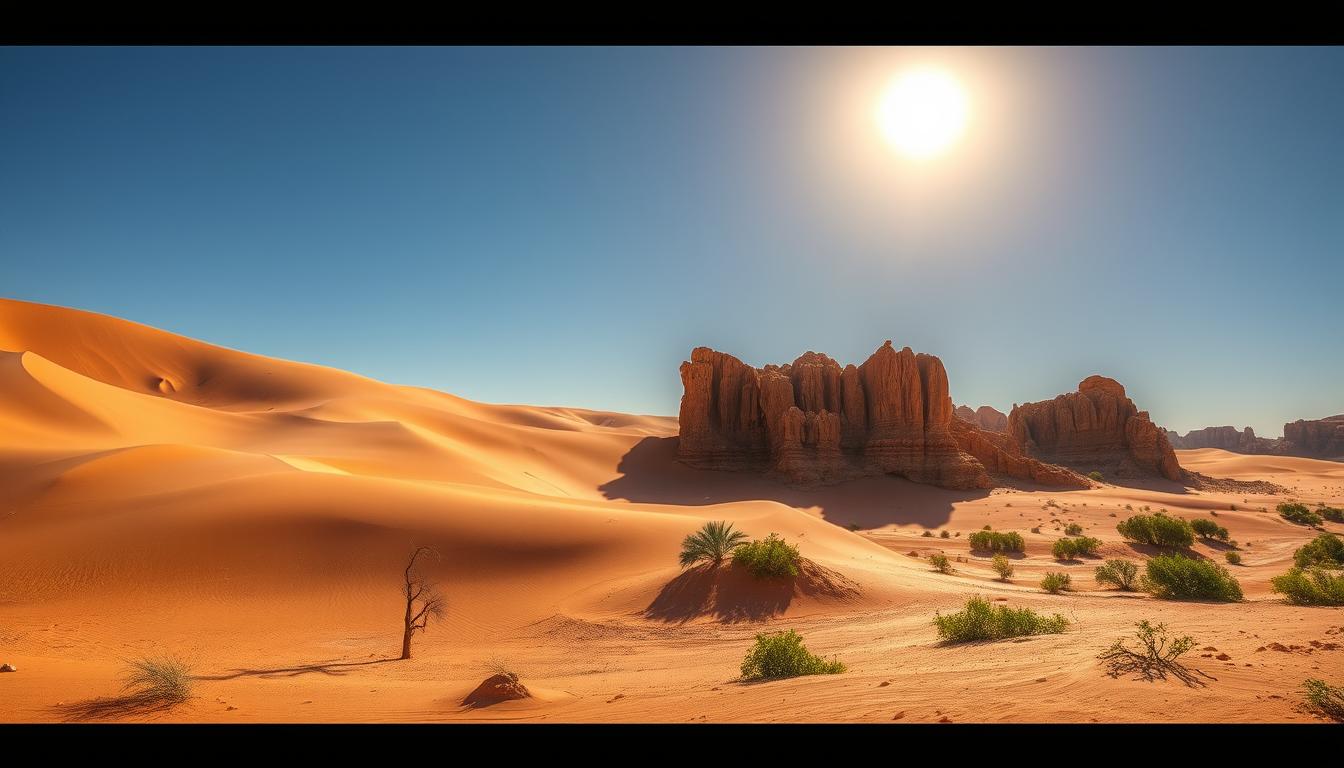 تنوع المناظر الطبيعية في الصحراء المغربية