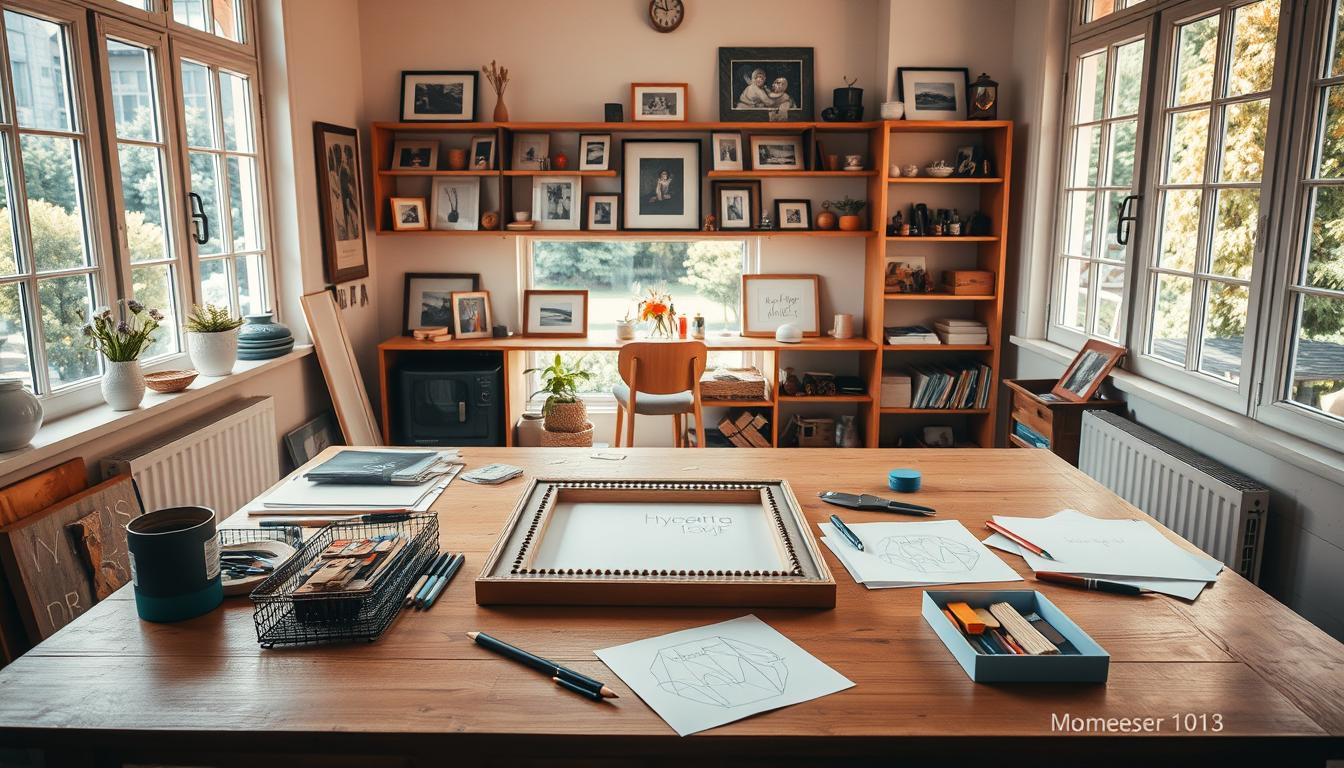 planejamento de projeto de quadro decorativo