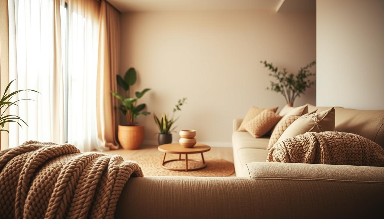 Têxteis e acessórios para decoração de apartamentos alugados