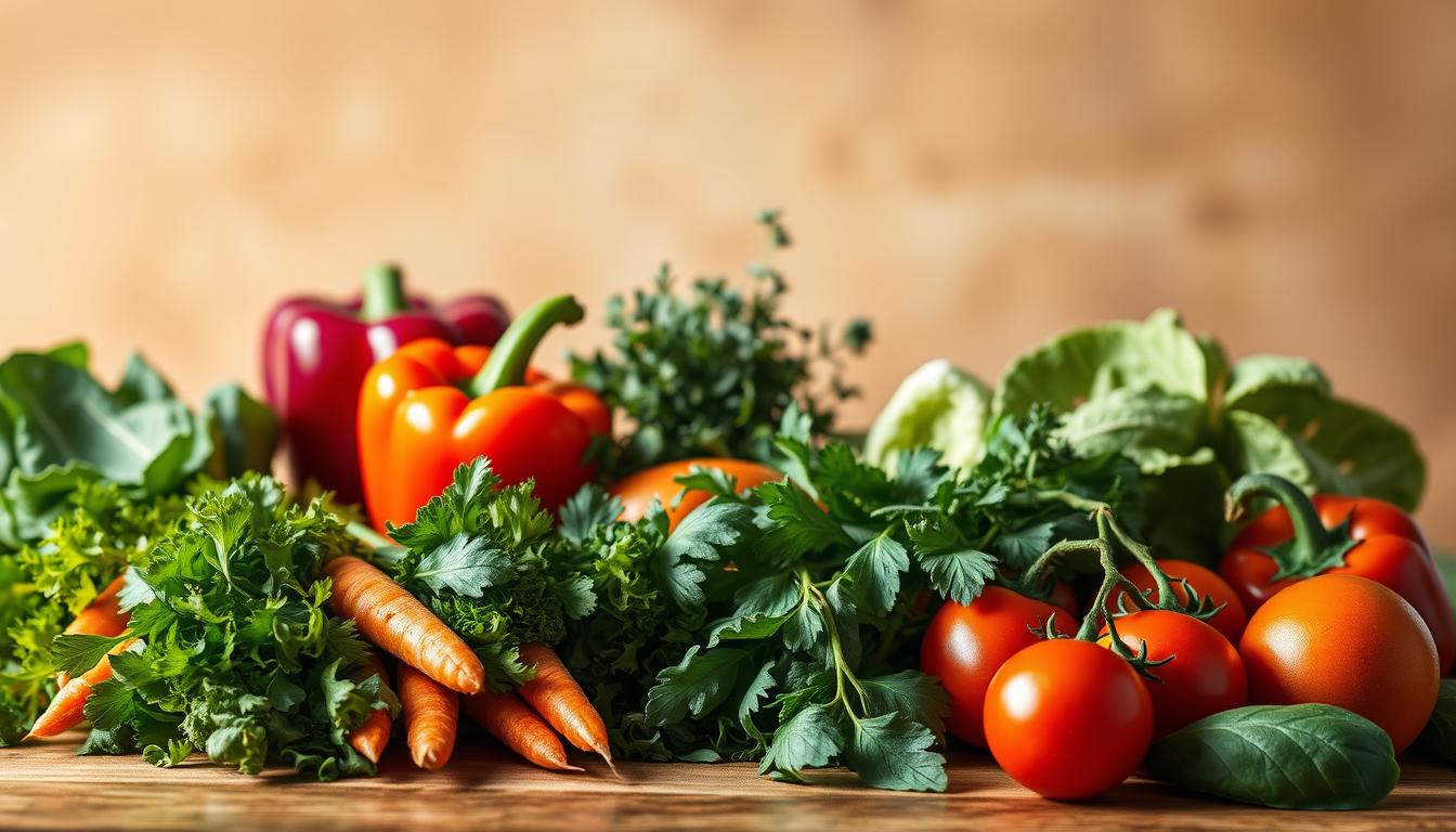 Fresh Vegetables for Chicken Wraps