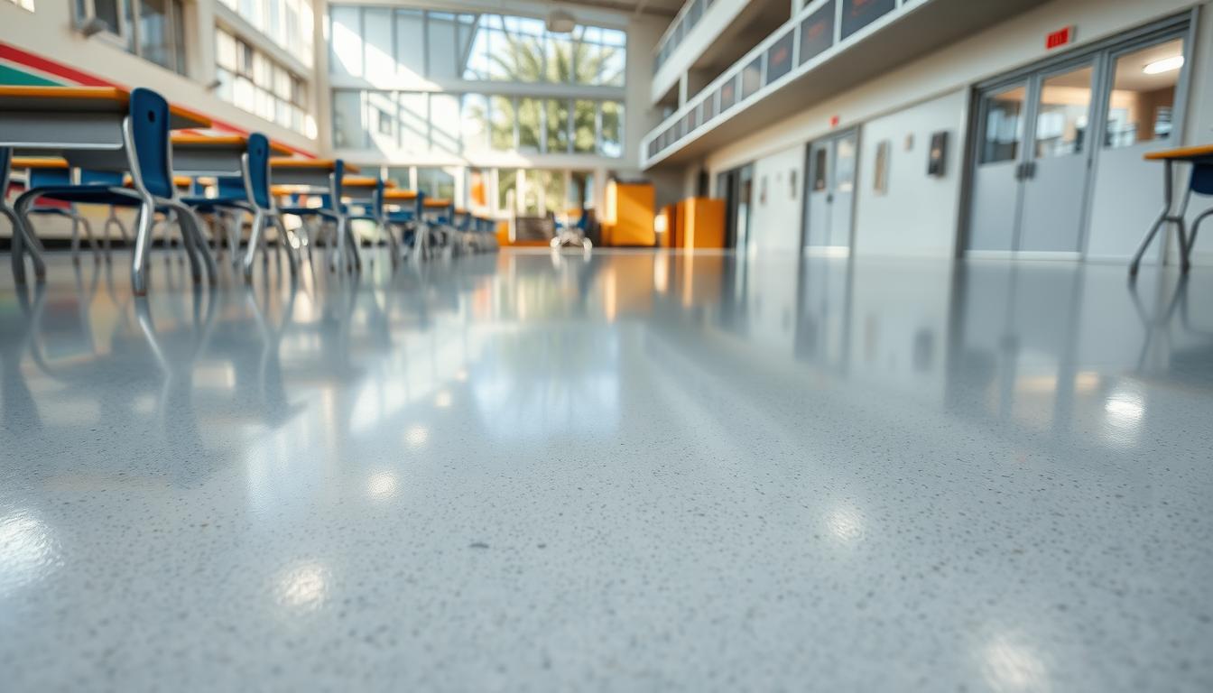School epoxy flooring Brisbane