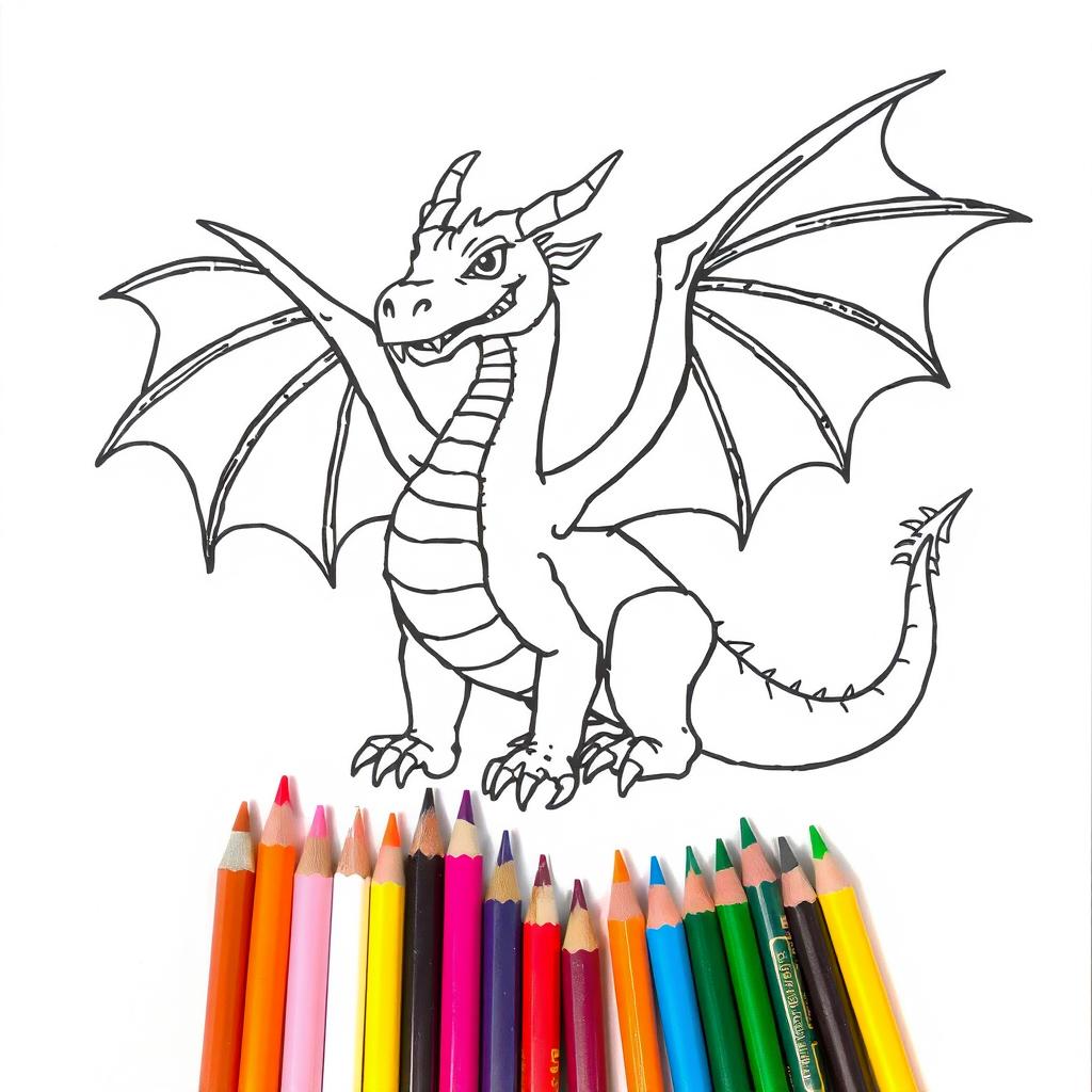 dragon coloring tools