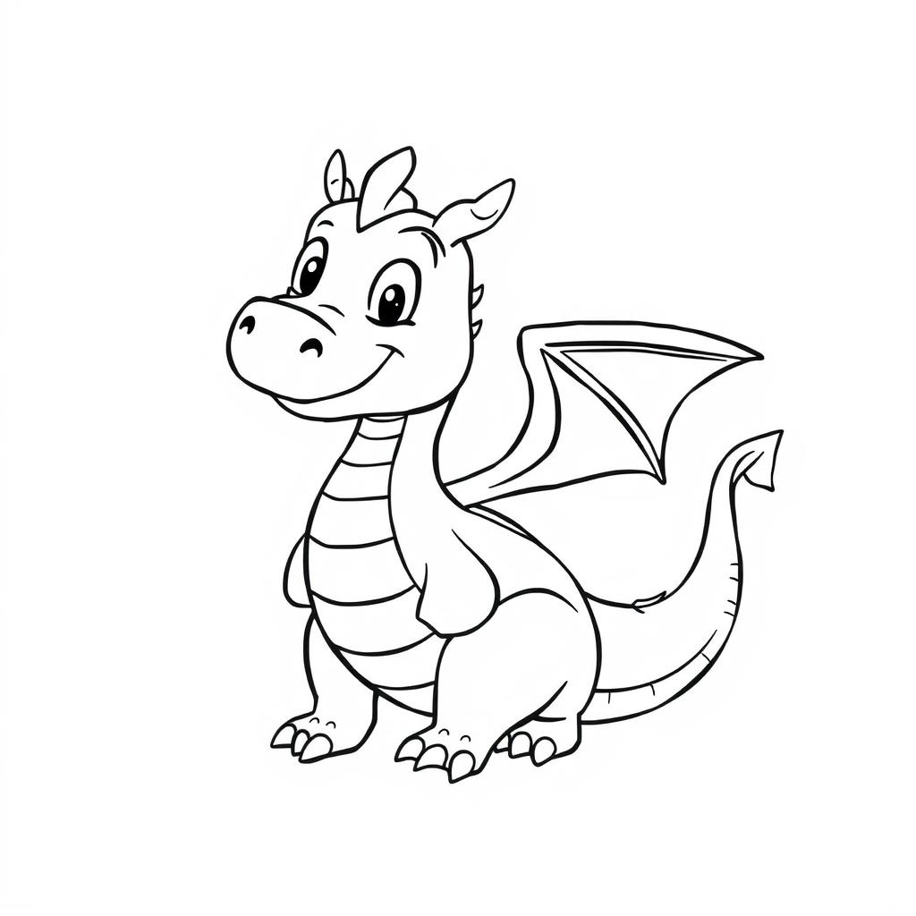 educational dragon coloring sheets
