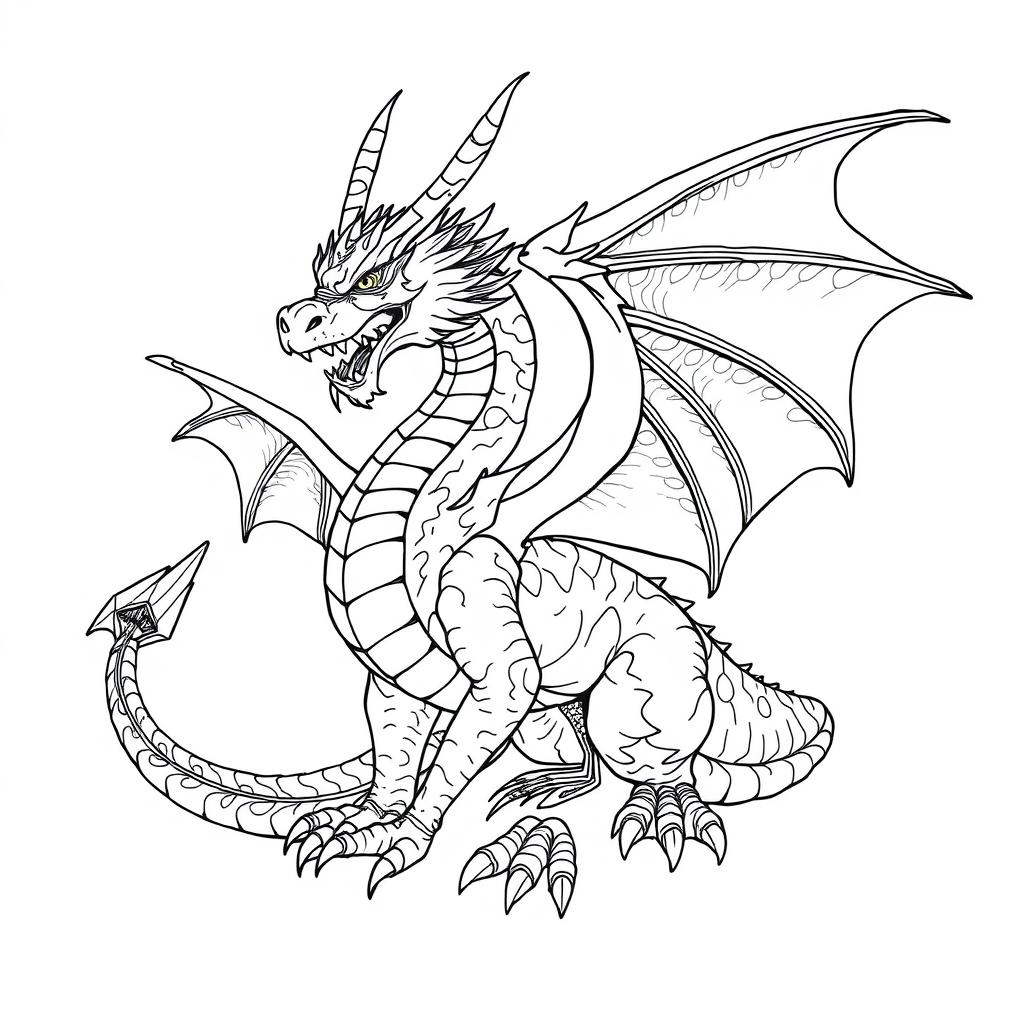 dragon coloring techniques