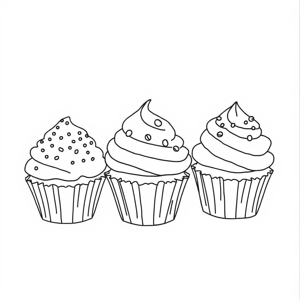 cupcake coloring sheet educational benefits