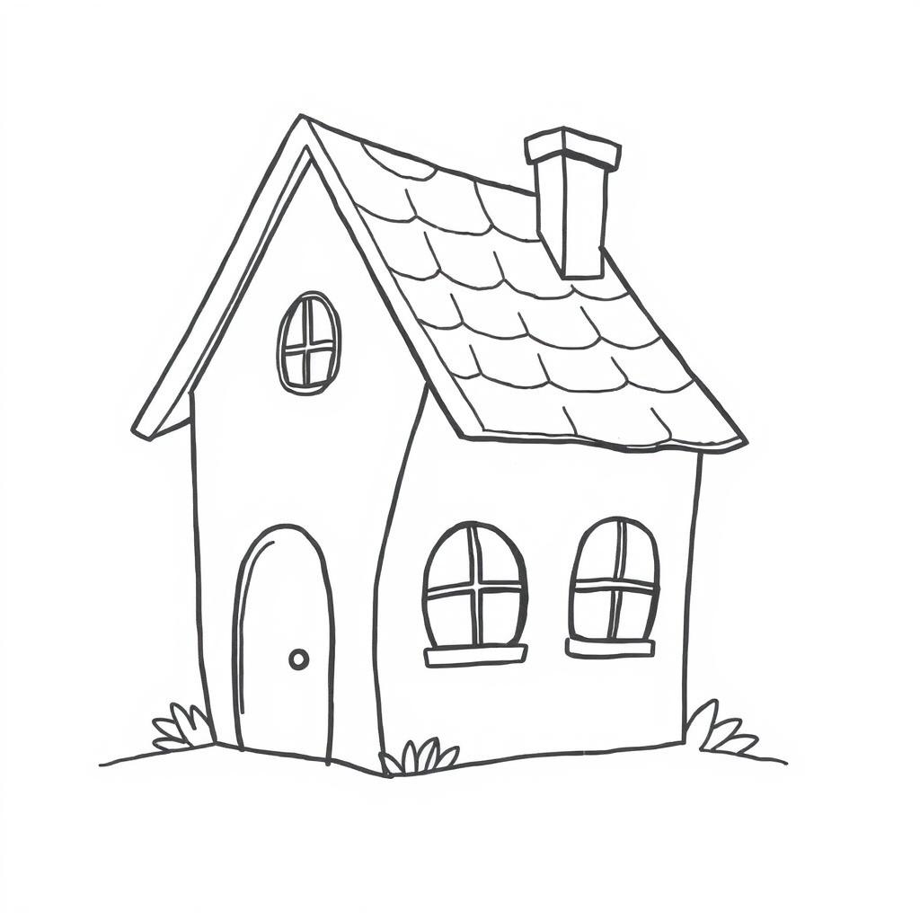 printable house coloring pages