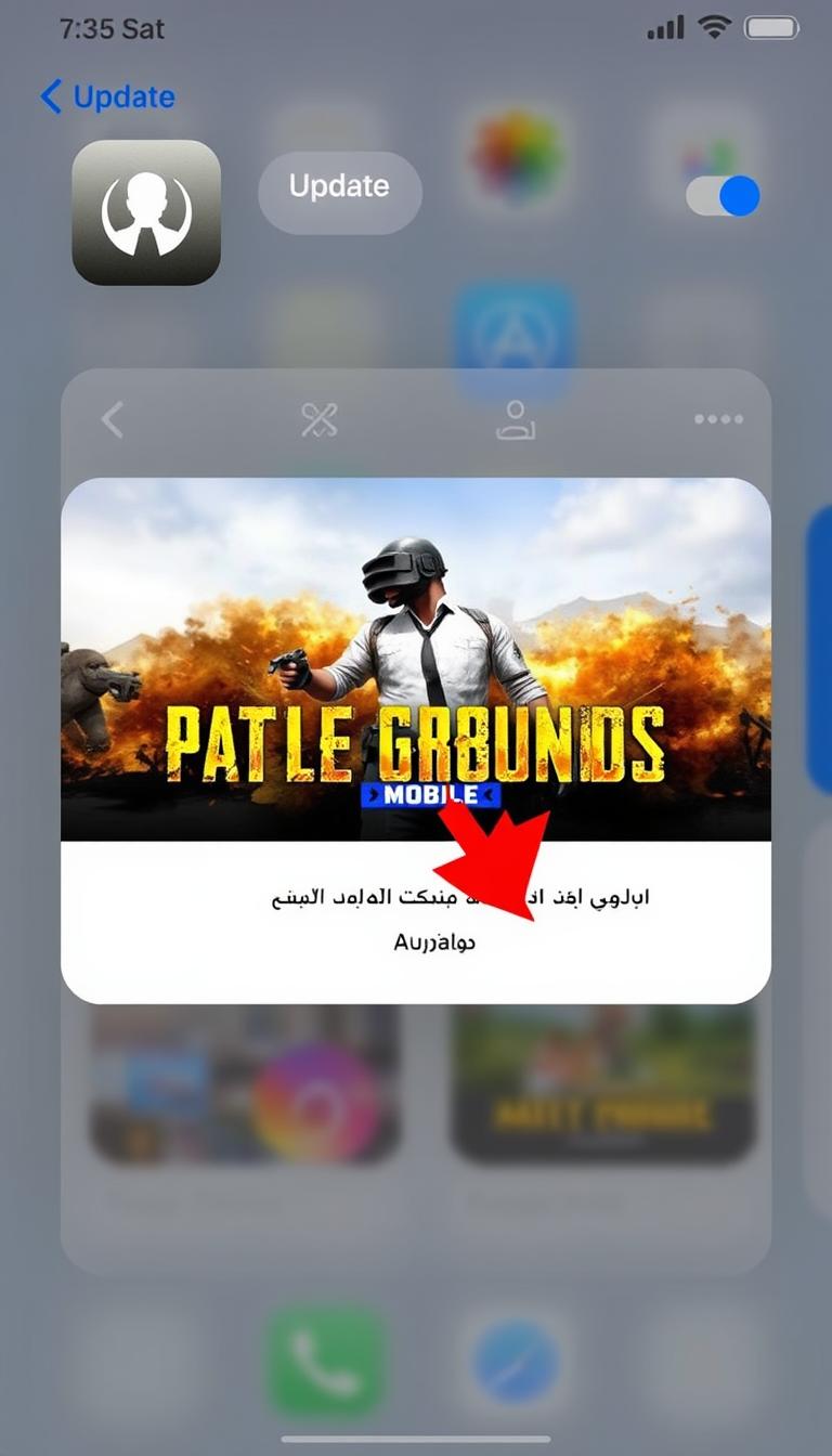 خطوات تحديث ببجي موبايل على آيفون