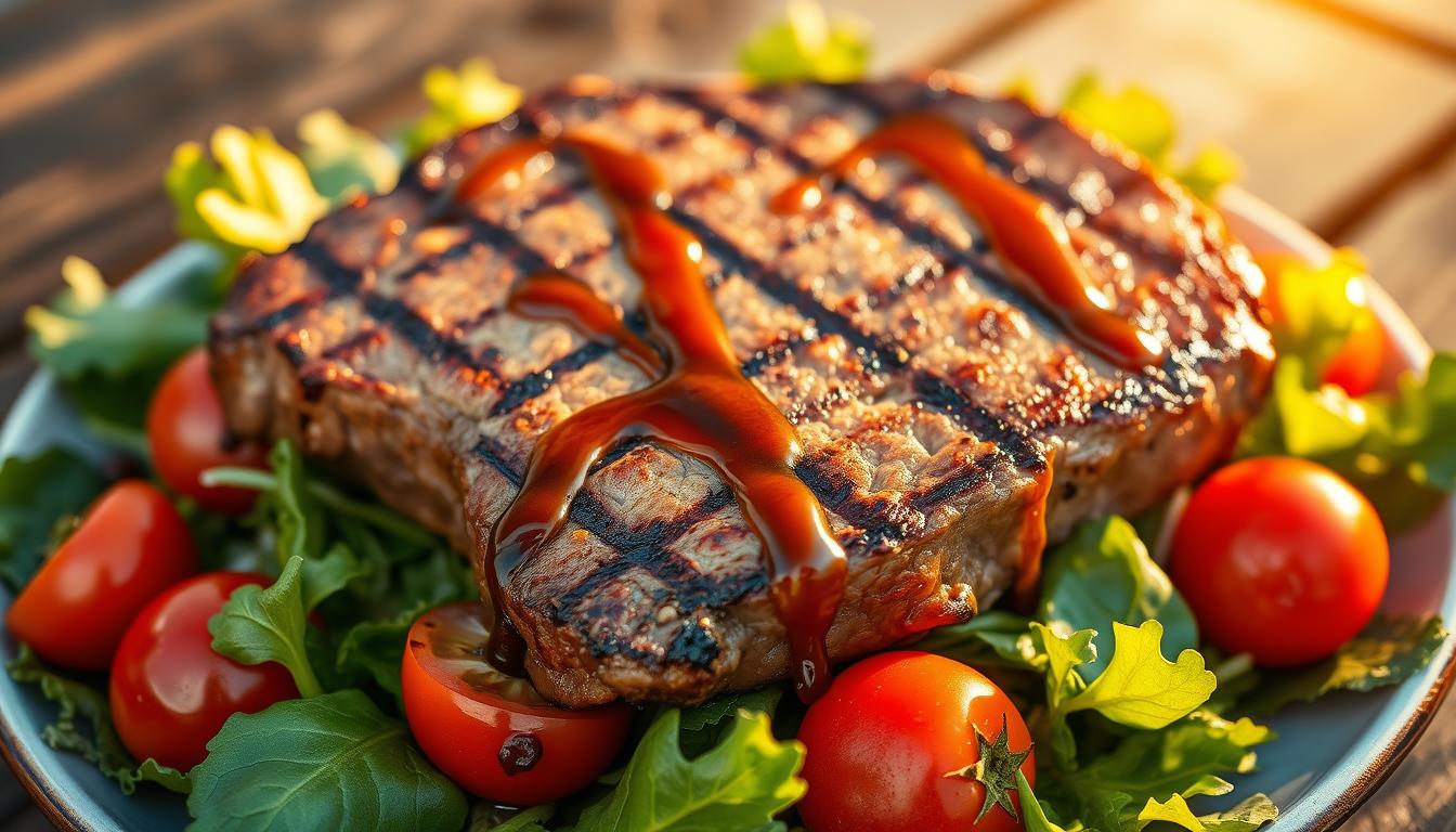 grilled steak salad