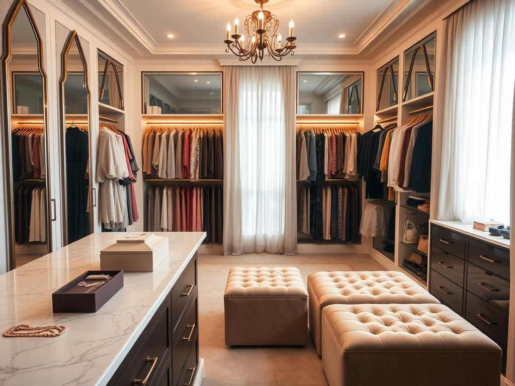 boutique-inspired closet