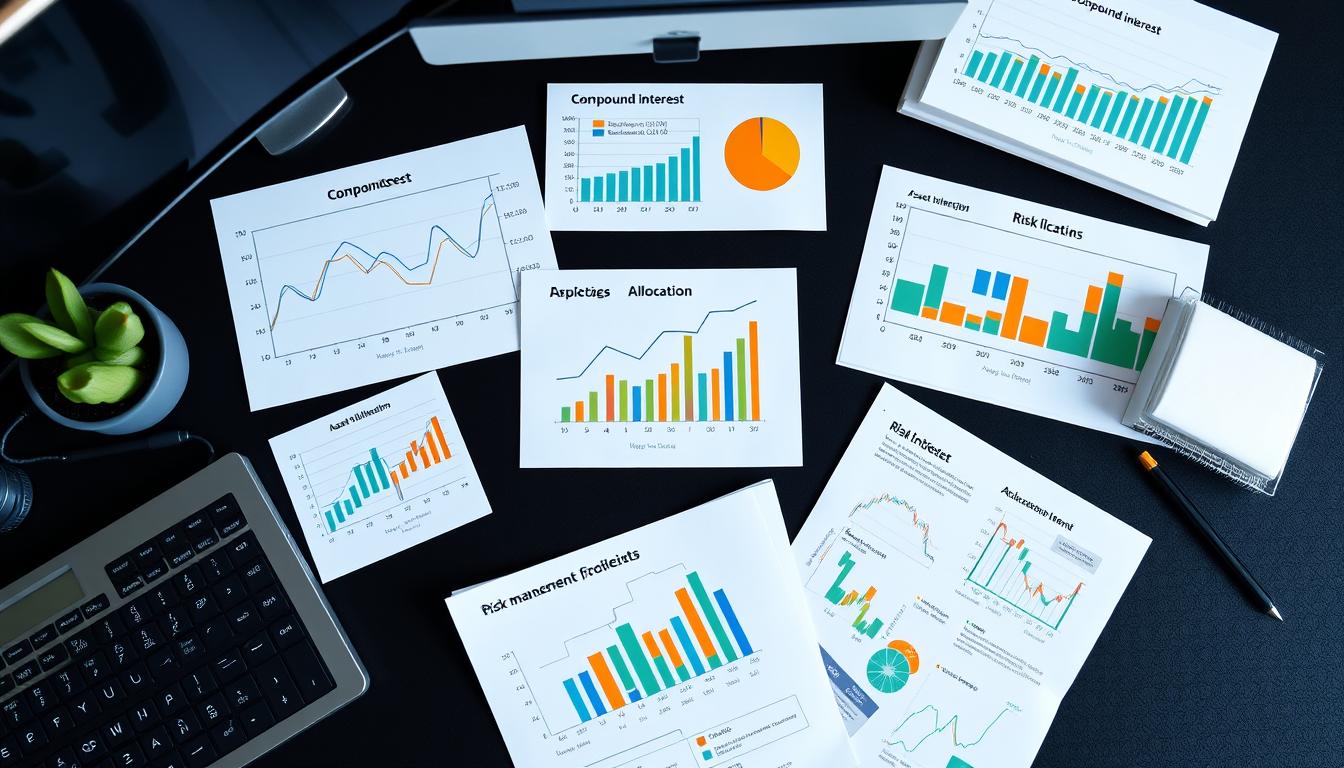 Gráficos e conceitos fundamentais de finanças