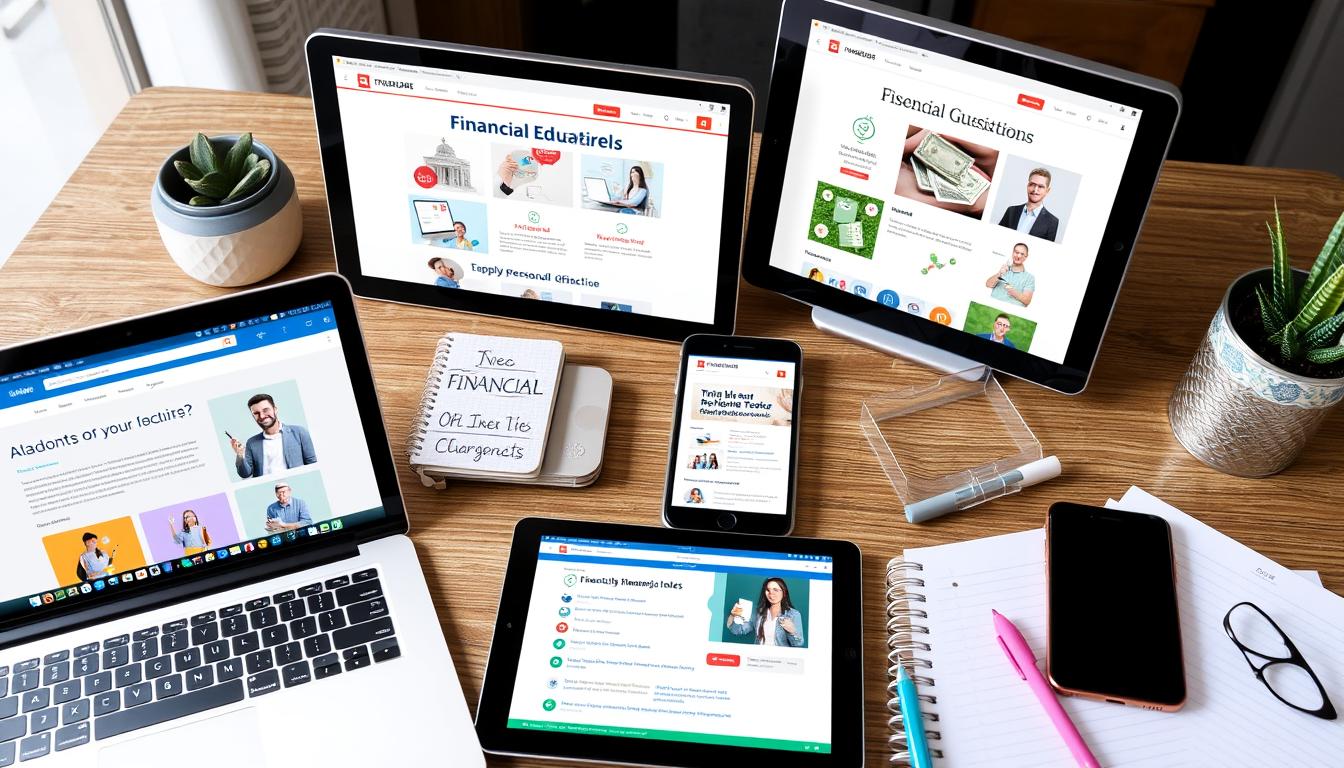 Recursos educacionais sobre finanças e investimentos