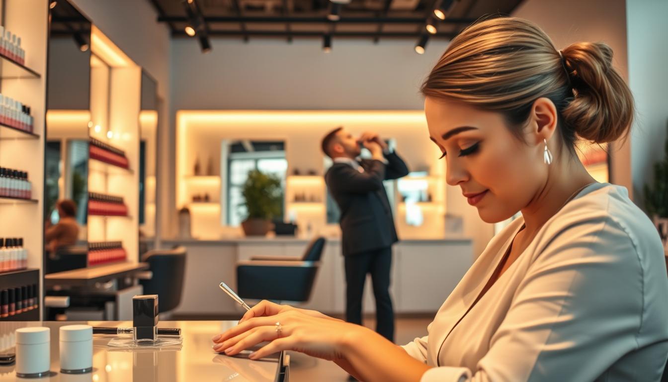 Como profissionais de beleza (manicure, designer de sobrancelhas, barbeiros)