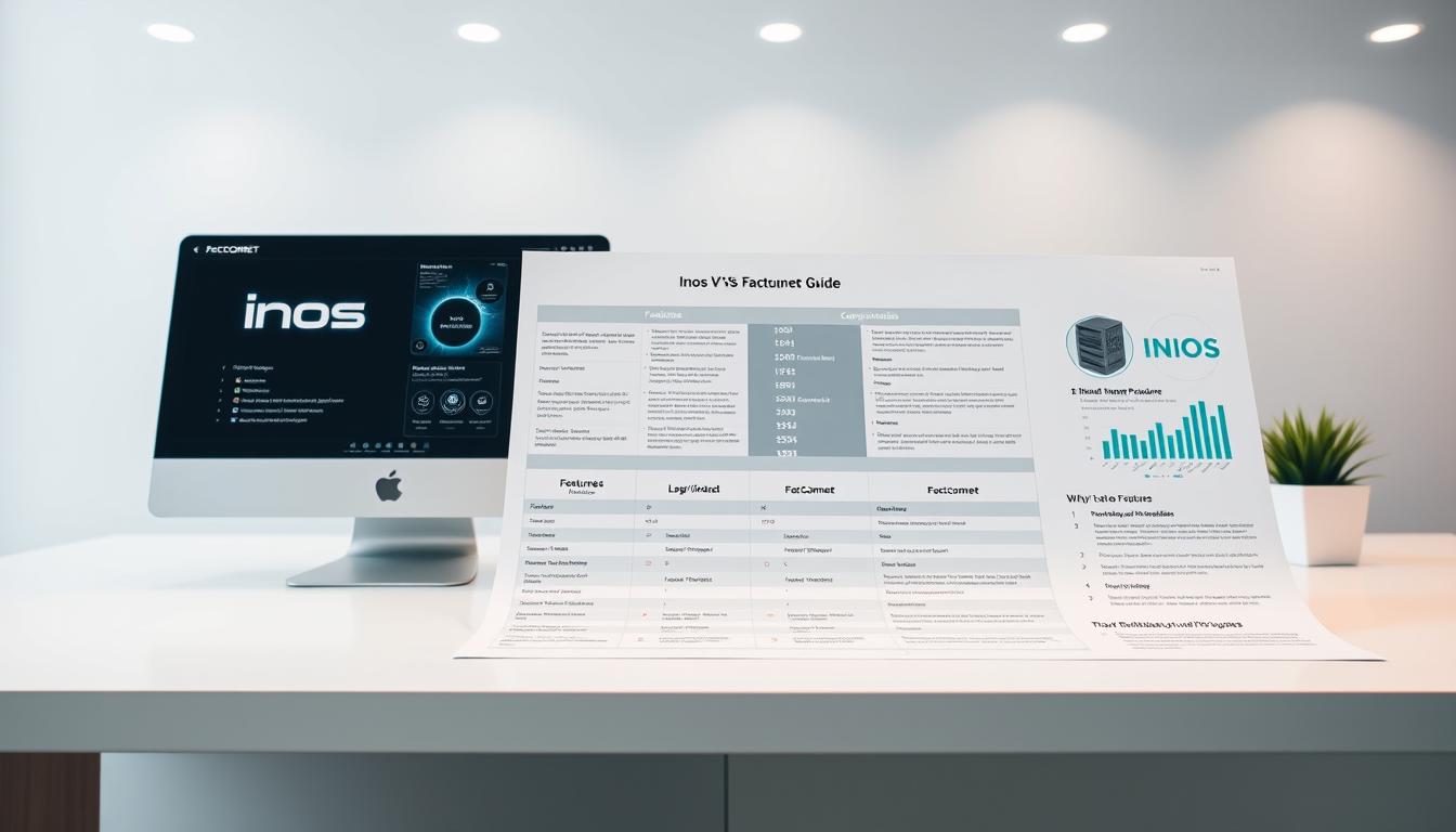 A high-quality, detailed comparison guide showcasing the features and performance of the Inos and Factcomet web hosting platforms. The guide is presented on a clean, professional-looking desktop surface, with crisp, high-resolution product images, comparison charts, and concise textual details. The lighting is soft and evenly distributed, creating a pleasant, informative atmosphere. The overall composition draws the viewer's attention to the key details of the comparison, using a minimalist, visually-appealing layout that aligns with the &amp;amp;amp;quot;Introduction to the Inos Vs Factcomet Comparison&amp;amp;amp;quot; section title.
