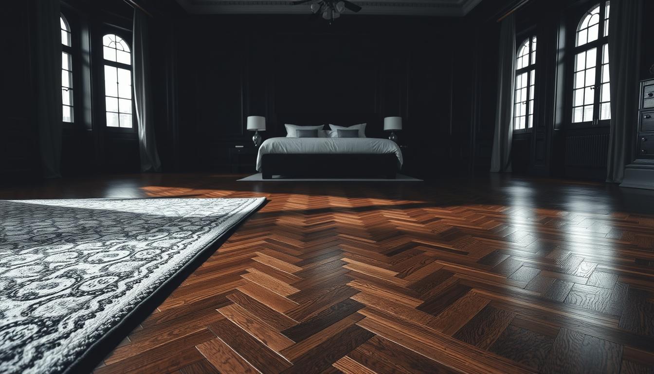 black and white bedroom flooring ideas